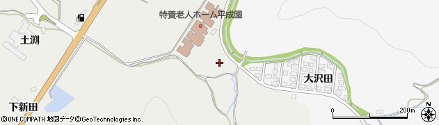 秋田県湯沢市横堀（小沢田）周辺の地図