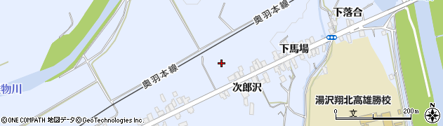 秋田県湯沢市下院内地蔵堂前周辺の地図