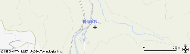 秋田県湯沢市桑崎（白土）周辺の地図
