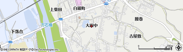 秋田県湯沢市横堀（大田中）周辺の地図