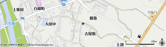 秋田県湯沢市横堀周辺の地図