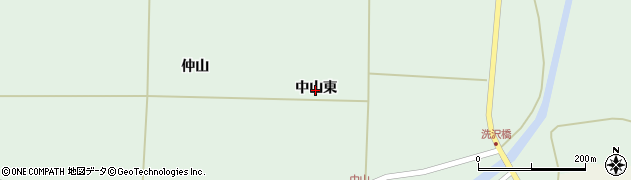 山形県遊佐町（飽海郡）直世（中山東）周辺の地図
