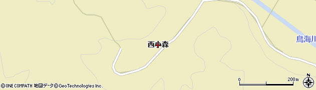 岩手県一関市大東町鳥海（西小森）周辺の地図