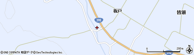 秋田県湯沢市皆瀬（御岳下）周辺の地図