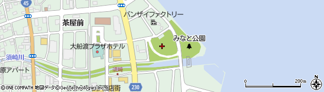 夢海公園周辺の地図