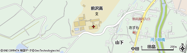 岩手県立前沢高等学校周辺の地図