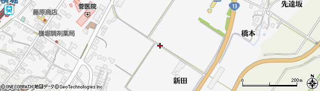 秋田県湯沢市小野中屋敷周辺の地図