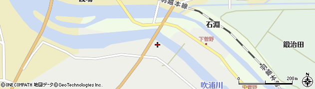 鳥海大橋周辺の地図
