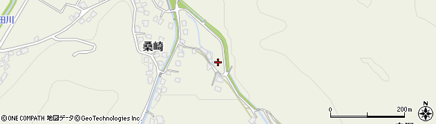 秋田県湯沢市桑崎（上手）周辺の地図