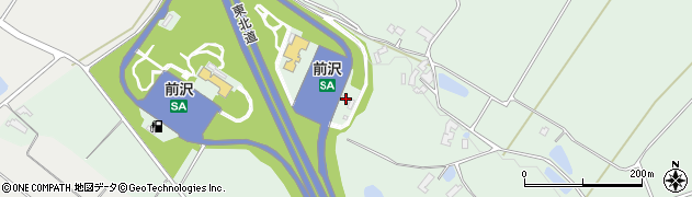 ａｐｏｌｌｏｓｔａｔｉｏｎ前沢サービスエリア上りＳＳ周辺の地図