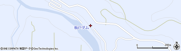 秋田県湯沢市皆瀬（真木）周辺の地図