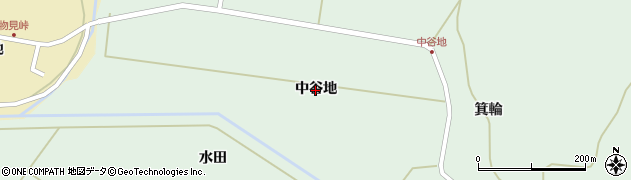 山形県遊佐町（飽海郡）直世（中谷地）周辺の地図