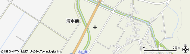 秋田県湯沢市桑崎（清水前）周辺の地図