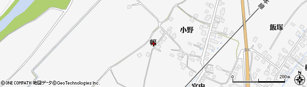 秋田県湯沢市小野幅周辺の地図