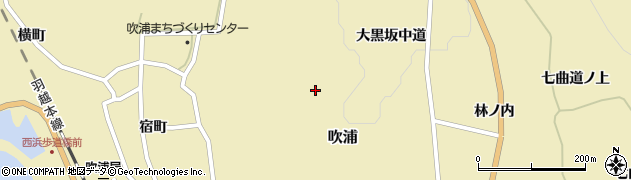 山形県遊佐町（飽海郡）吹浦（大黒坂道南）周辺の地図