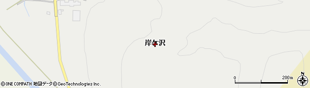 秋田県湯沢市相川（岸ケ沢）周辺の地図