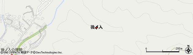 岩手県大船渡市赤崎町（後ノ入）周辺の地図