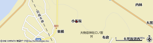 山形県遊佐町（飽海郡）吹浦（小長坂）周辺の地図