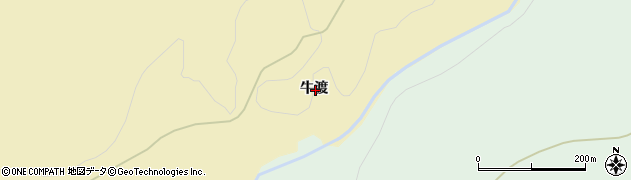 山形県遊佐町（飽海郡）吹浦（牛渡）周辺の地図