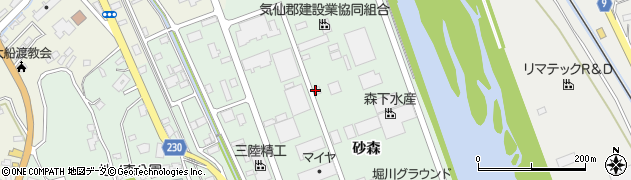シナネン株式会社　三陸営業所周辺の地図