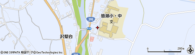 秋田県湯沢市皆瀬（下菅生）周辺の地図