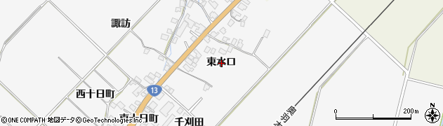 秋田県湯沢市小野（東水口）周辺の地図