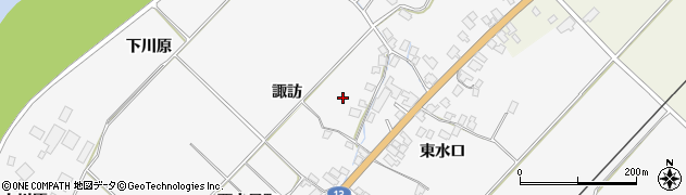 秋田県湯沢市小野（諏訪）周辺の地図