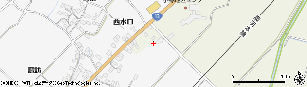 秋田県湯沢市小野（油屋敷）周辺の地図