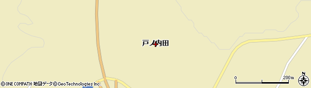 山形県遊佐町（飽海郡）吹浦（戸ノ内田）周辺の地図