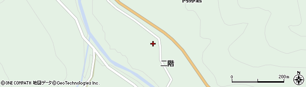 秋田県由利本荘市鳥海町上笹子（向赤倉）周辺の地図