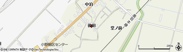 秋田県湯沢市桑崎（後田）周辺の地図