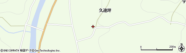 岩手県陸前高田市横田町久連坪60周辺の地図