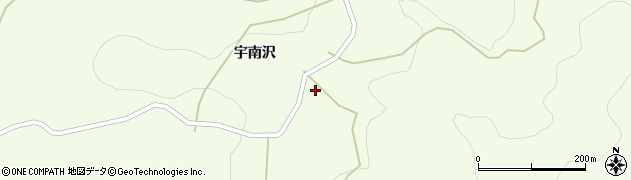 岩手県陸前高田市横田町宇南沢60周辺の地図