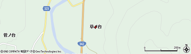 秋田県東成瀬村（雄勝郡）椿川（草ノ台）周辺の地図