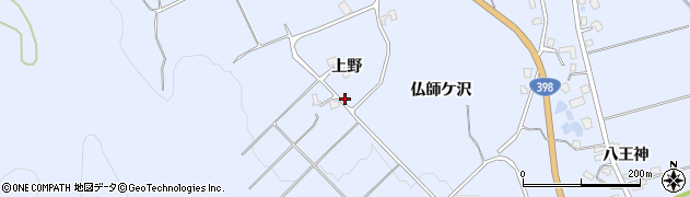 秋田県湯沢市皆瀬上野187周辺の地図