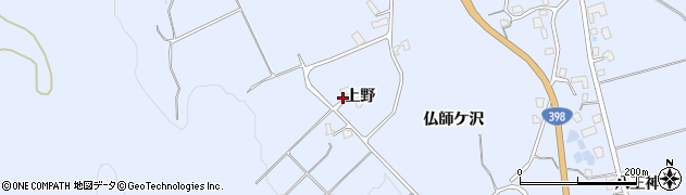 秋田県湯沢市皆瀬上野190周辺の地図