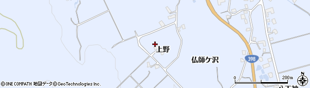 秋田県湯沢市皆瀬上野161周辺の地図