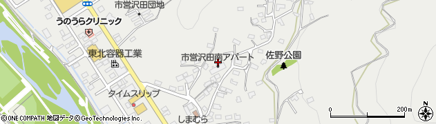 岩手県大船渡市赤崎町（沢田）周辺の地図