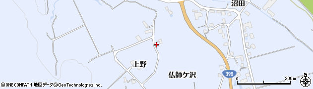 秋田県湯沢市皆瀬上野27周辺の地図