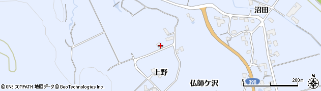 秋田県湯沢市皆瀬上野33周辺の地図