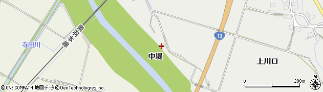 秋田県湯沢市相川（中堤）周辺の地図