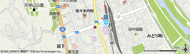 レオン盛駅前支店周辺の地図