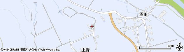 秋田県湯沢市皆瀬上野22周辺の地図