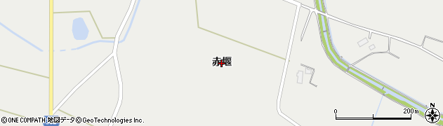 岩手県奥州市胆沢小山（赤堰）周辺の地図