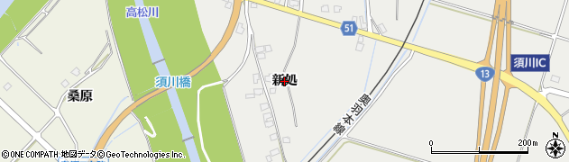 秋田県湯沢市相川（新処）周辺の地図