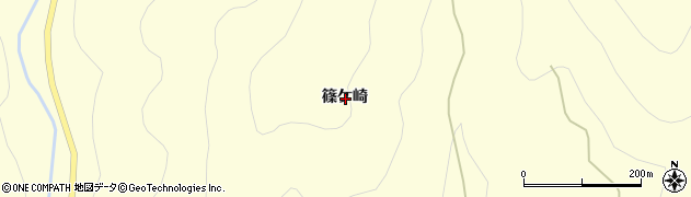 岩手県一関市大東町中川篠ケ崎周辺の地図