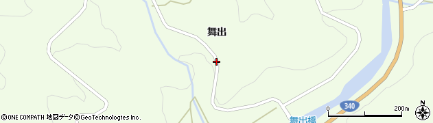 岩手県陸前高田市横田町（舞出）周辺の地図