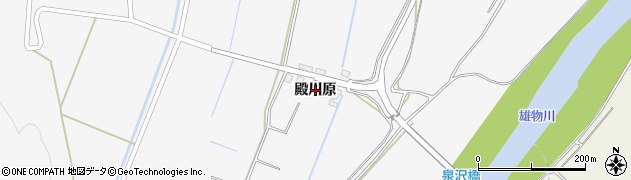 秋田県湯沢市泉沢（殿川原）周辺の地図