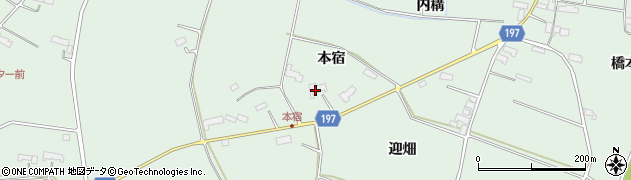 岩手県奥州市水沢姉体町本宿8周辺の地図