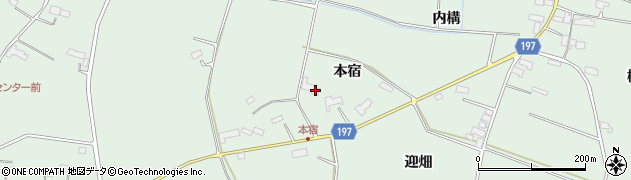岩手県奥州市水沢姉体町本宿10周辺の地図